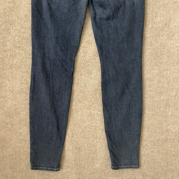 Good American Jeans Womens 4/27 Skinny Stretch Denim Pants Good Legs Dark Wash - Picture 11 of 12